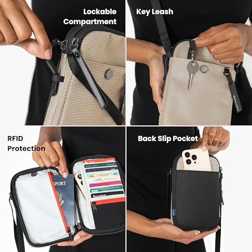 Sherpani Simplicity, Anti Theft Crossbody Wallet, Travel Shoulder Bag, Small Purse with Card Holder Organizer for Women2