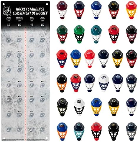 Franklin Sports NHL Goalie Mask Tracker - Micro Mask Tracking - all 32 teams available - Seattle Kraken