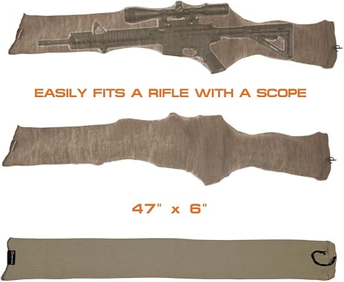 Miniatura 9 de Arcturus Calcetines de pistola tratados con silicona para rifles, 6 pulgadas extra anchos - Alcances, empuñaduras de pistola y accesorios tácticos,