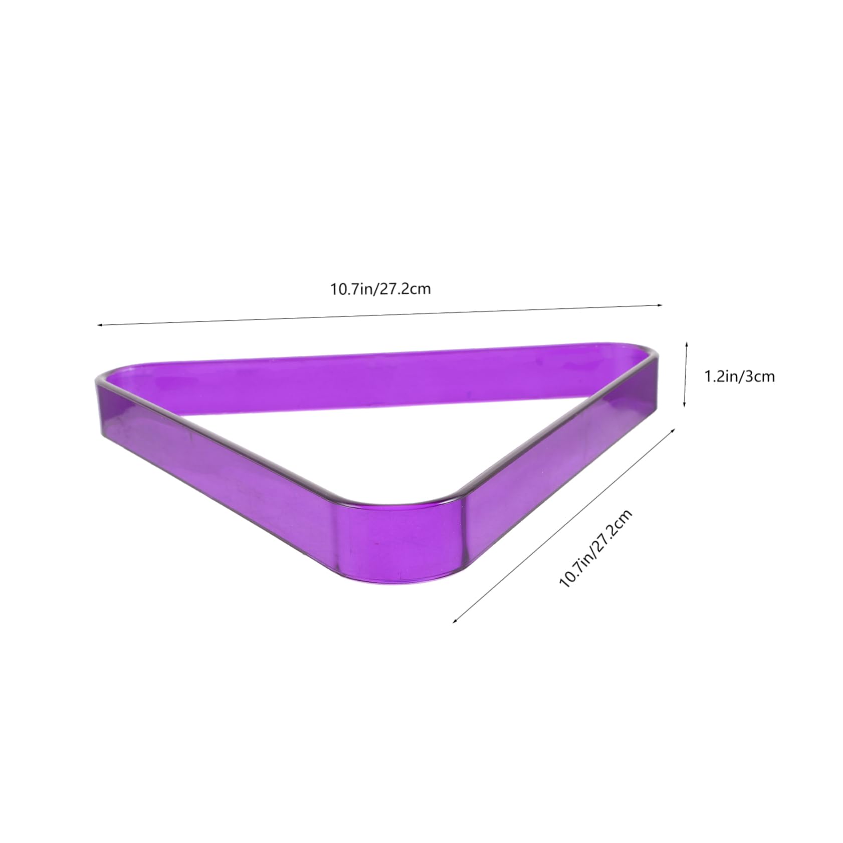 Toddmomy Billiards Tripod Snooker Balls Rack Plastic Pool Table Triangle Holder Durable Sturdy for Home Party Club