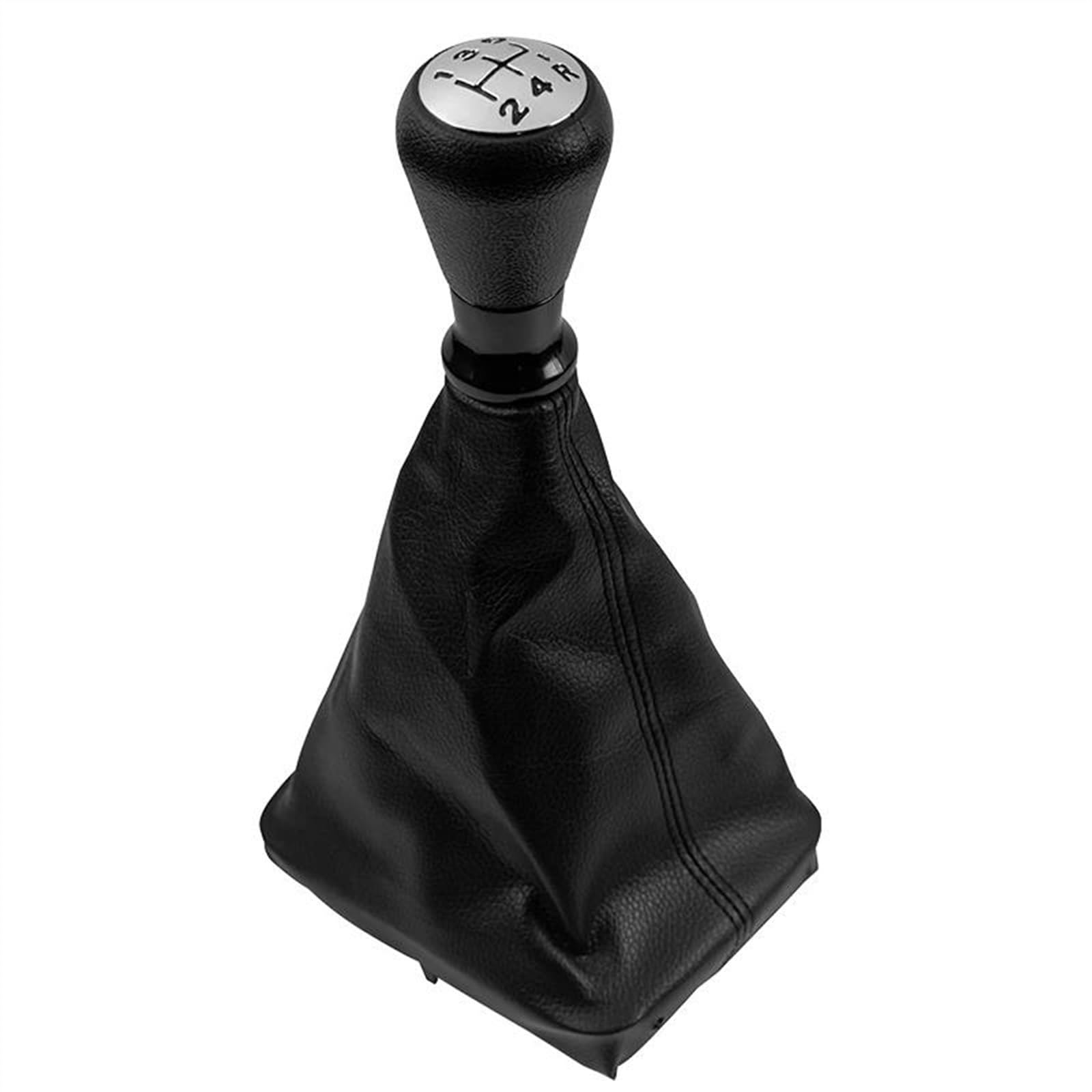 LTQSIV for Peugeot 206 406 Car Gear Shift Knob Boot Dustproof Boot Cover Gaiter Collors 5 Speed Gear Shift Knob(Gearshift chromecap)