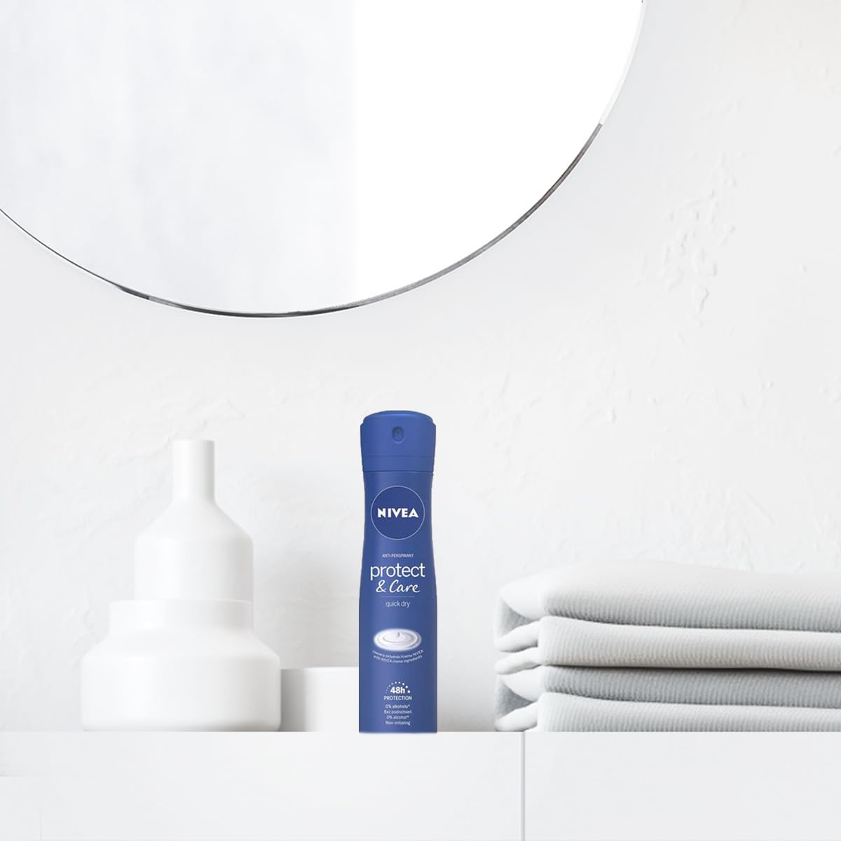 NIVEA Protect&Care 48 H Antyperspirant w sprayu dla kobiet 150 ml