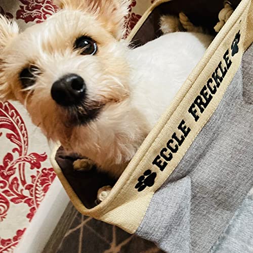 Hand Made Personalised Embroidered Custom Toy Box / Toybox / Basket / Storage box for Dog, Cat or Pet. Hand Made, UK Based - Image 5