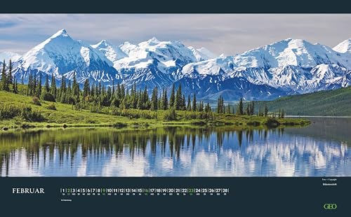 GEO - Augenblicke in der Natur 2026 – Wandkalender 58x36 cm, Poster-Kalender mit 12 Monatsblättern, deutschem Kalendarium & Spiralbindung, Reise- & Landschafts-Fotografie-Kalender