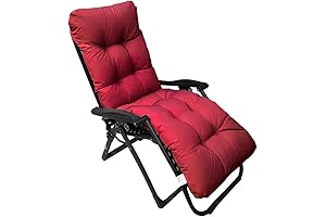 Outdoor Lounge Chair Cushions Clearance: Exclusive Wine Red Patio Cushion