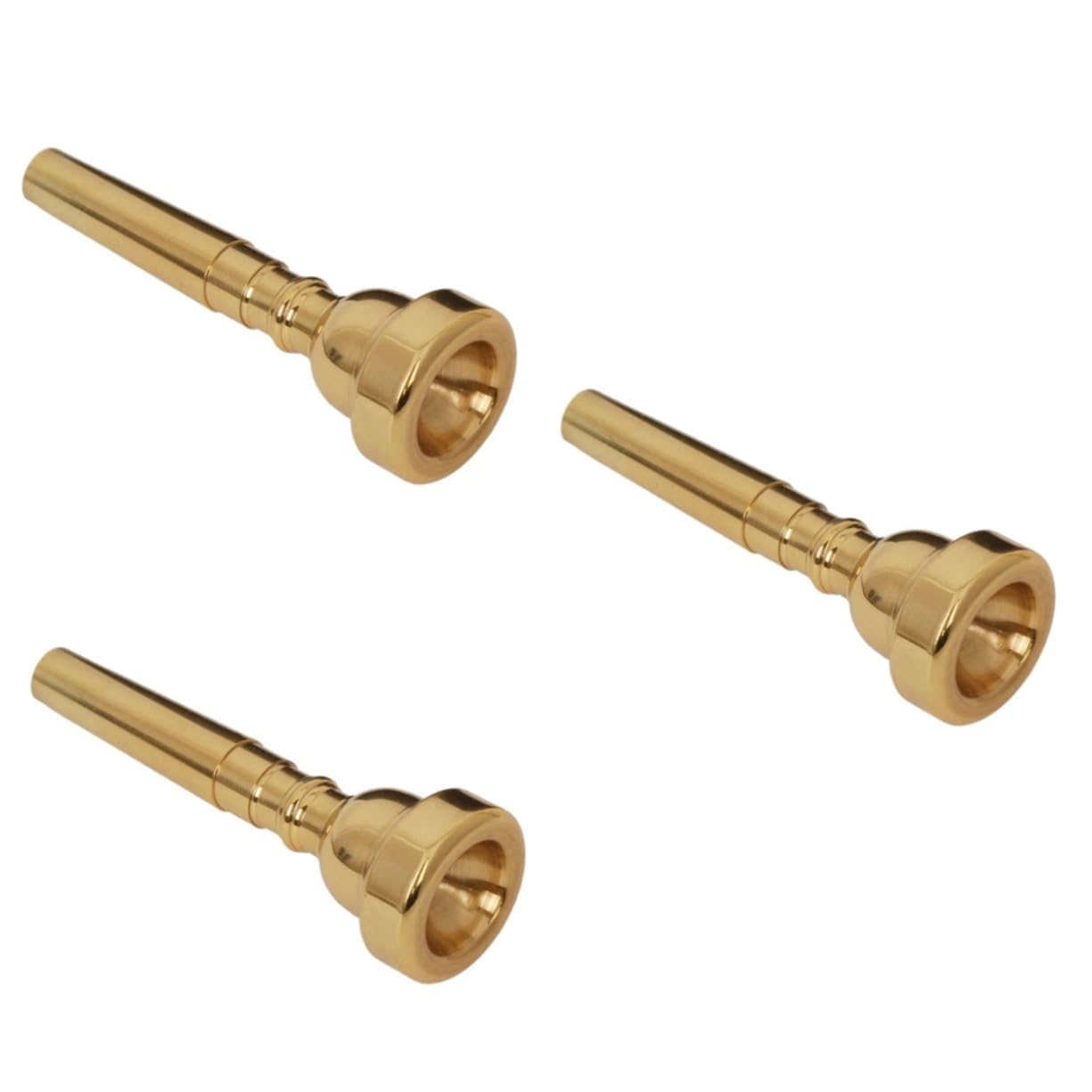 Abaodam Bocchino Di Ricambio Per Tromba Dorata 3 Pezzi Accessori in Rame Per Trombe