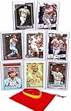 St. Louis Cardinals Cards: Nolan Arenado, Nolan Gorman, Alec Burleson, Albert Pujols, Lars Nootbaar, Willson Contreras, Brendan Donovan, Yadier Molina ASSORTED Baseball Stars and GOATs Trading Card and Wristbands Gift Pack