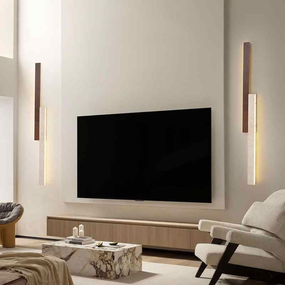 Nowoczesna lampa ścienna LED z metalu, oświetlenie pośrednie (góra/niska), 10 W, 3000 K, lampa ścienna do nastrojowego oświetlenia, idealna do salonu, sypialni lub stolika nocnego.