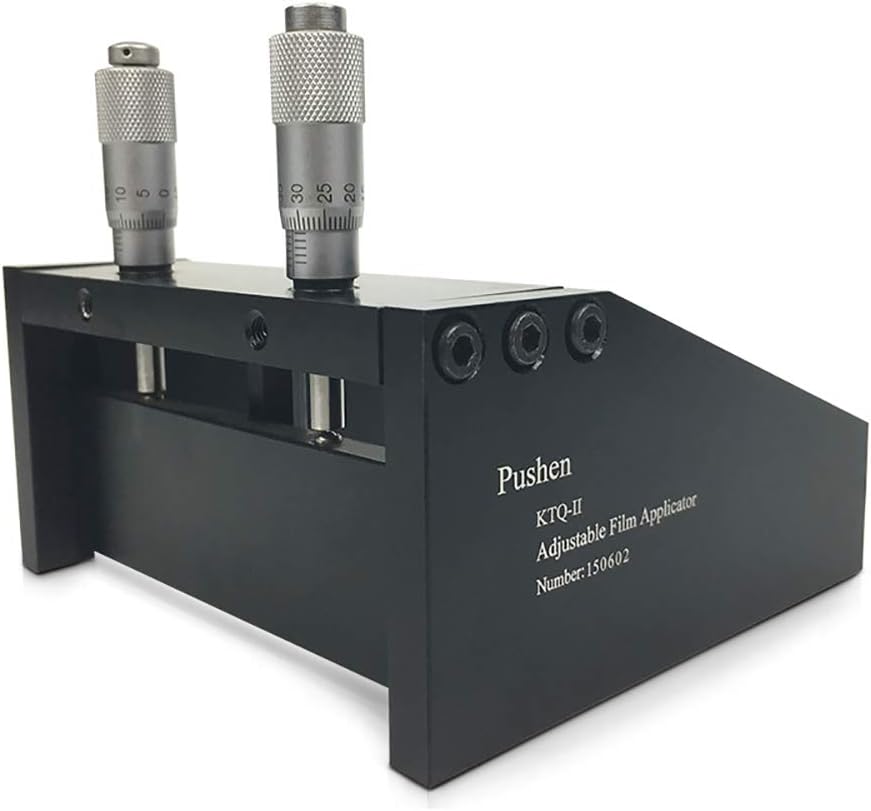 BAOSHISHAN KTQ-II Micrometer Adjustable Film Applicator Film Coater 55mm / 100mm / 150mm / 200mm (KTQ-II/4(200mm))