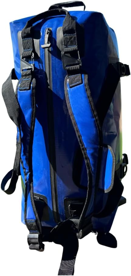 Malo’o Airtight Waterproof Adventure Duffle, Heavy Duty Submersible Dry Bag Duffel with Watertight Zipper and DryCore Technology, Waterproof Gear Bag, Dark Blue - Image 8