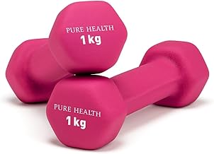 Neoprene Dumbbell Hand Weights Pair Home Exercise for Women Men Arm Pilates Dumbbells in 1kg 1.5kg 2kg 3kg 4kg 5kg 8kg 10kg Set