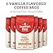 Seattle's Best Coffee Very Vanilla Flavored Medium Roast Ground Coffee | 12 Ounce Bags (Pack of 6)