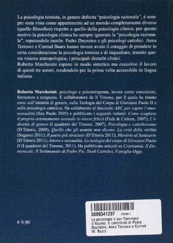 La Psicologia E San Tommaso D'aquino. Il Contributo Di Padre Duynstee, Anna Terruwe E Conrad W. Baars - 2