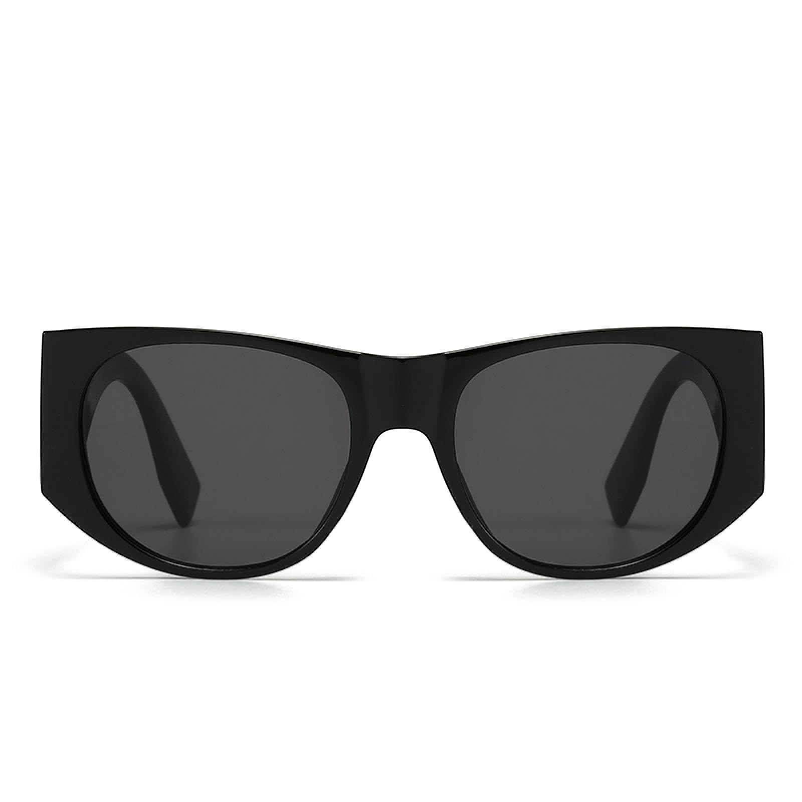 Nowoczesne okulary przeciwsłoneczne Retro Duża kwadratowa rama Metalowe akcesoria