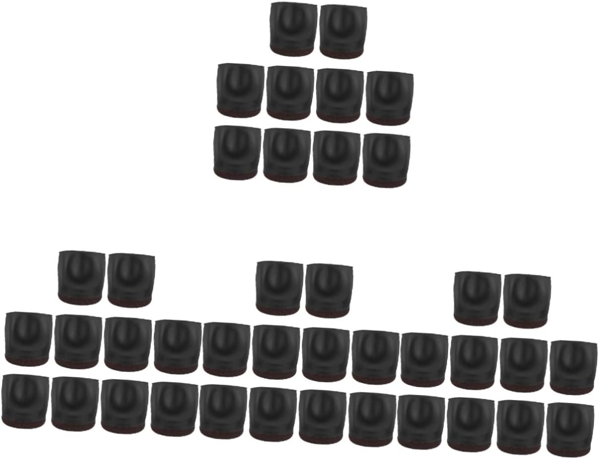 Housoutil 40pcs Caster Cups for Furniture Bed Wheel Stopper Hardwood Floor Protection Noiseless Skid Simple to Install