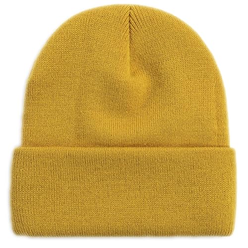 Image of ZOORON Beanie for Men Women Warm Winter Hat Unisex Soft Knit Cuffed Beanie | Skull Cap, Secure fit, Suits Daily Wear, Windproof, Essential Gear for Winter Jogging & Outdoor Sports