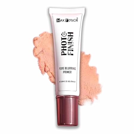 Maxtouch Photo Finish Pore Blurring Primer for a Flawless & Smooth Canvas| Blurs Fine Lines, Wrinkles & Pores Instantly | Hydrating, Lightweight & Non-sticky | Cruelty-free