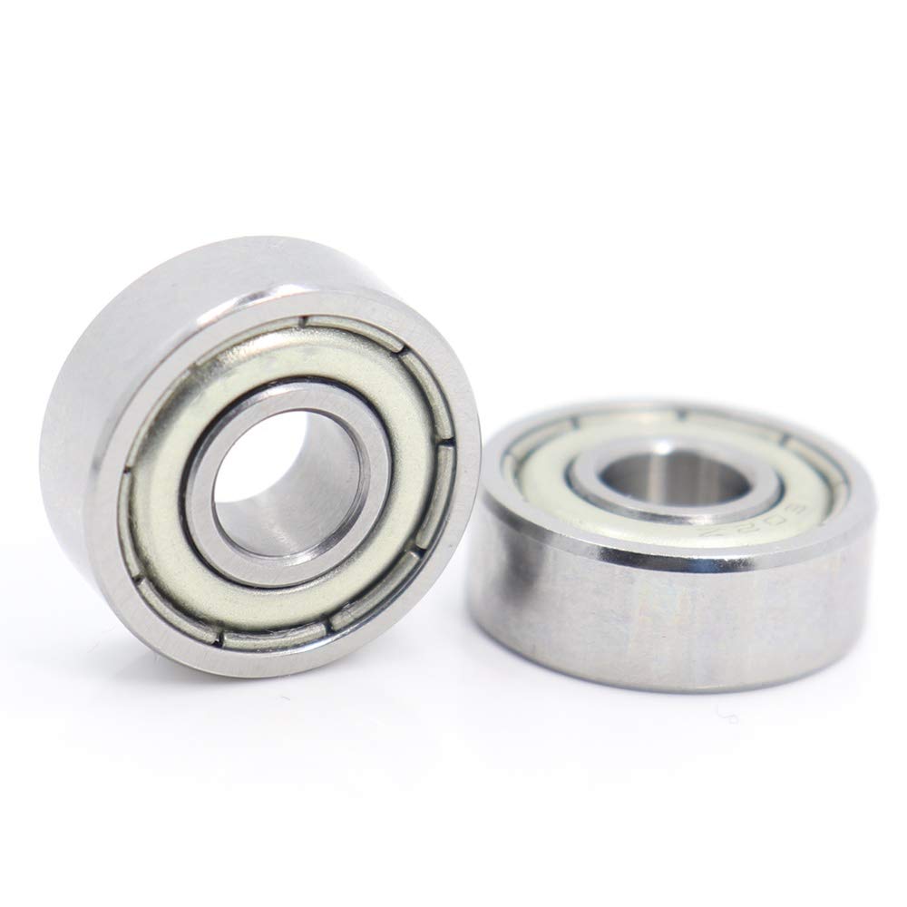 Práctico 1603ZZ 1603Z ABEC-1 (10PCS) 5/16 "x7 / 8" x9 / 32" Pulgadas Miniatura rodamientos de Bolas 7.938mm x 22.225mm x 7.144mm