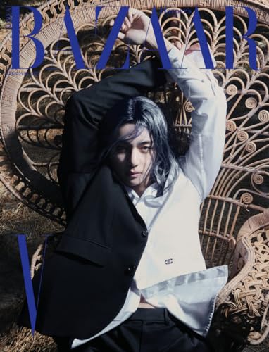 Image of BAZAAR MAGAZINE KOREAN FEBRUARY 2024 BTS V (Cover C)