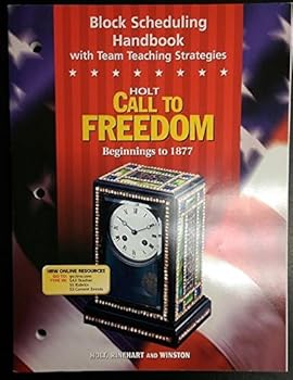 Paperback Block Scheduling Handbook with Team Teaching Strategies (Call to Freedom Beginnings to 1877) Book