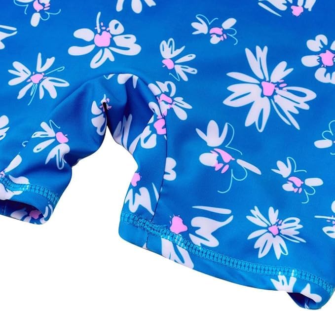 Image of Girls Swimsuit Long Sleeve Rash Guards Swim Suit 4-12Y