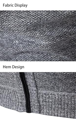 Men's Knitted Sleeveless Sweater Zipper Cardigan Sweatercoat Knit Waistcoat4