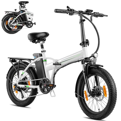 Dripex E-Bike Herren Damen, Klapprad Elektrofahrrad 20'' Trekkingrad mit...