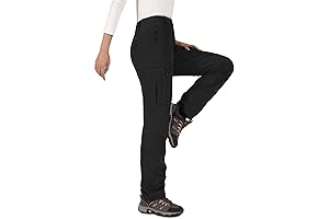 Cycorld Women's Ski Snow Fleece Lined Pants