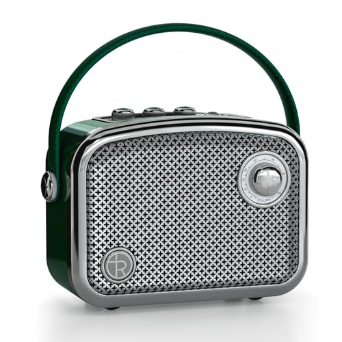 Portable Bluetooth Speaker Wireless Powerful Deep Bass Loud Stereo Sound Cute Fashion Style Vintage Decor Pillow Speakers with Subwoofer DSP Support TWS/USB/AUX for Home Desk Accessories Party Outdoor