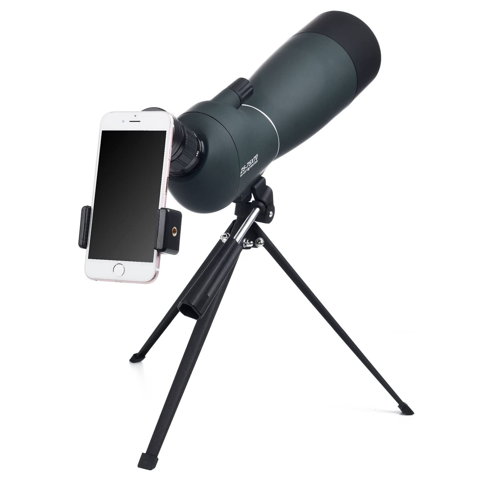 Amazon.co.jp: 単眼鏡 望遠鏡 高倍率25-75x70 フィールドスコープ