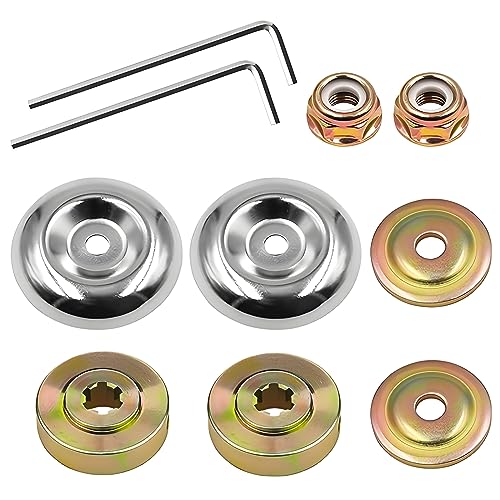 10 Piezas Piezas de Repuesto para Cortadora de Césped, Repuestos para Cortacéspedes y Desbrozadora, Adaptador De Cuchilla De Repuesto para Cortacésped para Cortadora de Césped en General Césped