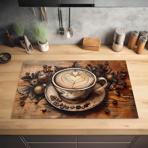 KitchenYeah© Herdabdeckplatte Einteilig Küche Herdabdeckung Induktionsfeld – Ansicht 2