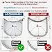 WISINY ADQ56656401 Dryer Lint Trap Replacement For Kenmore LG Dryer Lint Filter Replacement Replaces ADQ566564 DLGX3471V DLEX3370W DLGX3371V DLGX3371W DLEX3250W DLE3170W