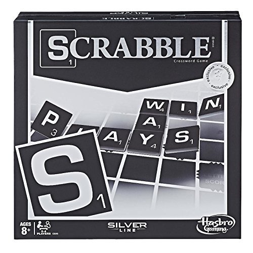 Scrabble Silver Line Edition - Produced by Hasbro - Premium