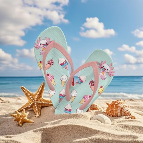 Girls' Cartoon Sandals Open Toe Slip On Summer Holiday Kawaii Print Boys Thong Flip Flops with Soft Strap4
