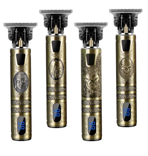 Generic Vintage Style T9 Beard Trimmer, Antique Design, 4 Pieces