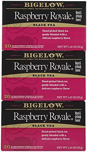 Bigelow Raspberry Royale Tea Bags - 20 ct - 3 Pack