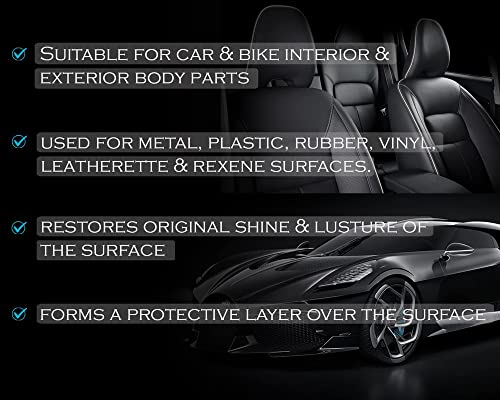 Image of CAR SAAZ All in One Car & Bike Polish 380ml | Multipurpose Polish for Interior, Exterior, Plastic, Leather, Dashboard & All Surfaces | Instant Shine & Long-Lasting Protection