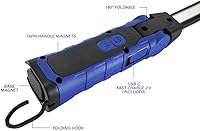 Vista 4 de Astro Tools 52SL 500x2 lúmenes Luz LED delgada plegable recargable sin cables de doble cara, 1 unidad