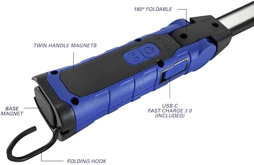 Miniatura 4 de Astro Tools 52SL 500 x 2 lúmenes recargable de forma inalámbrica, plegable, luz LED delgada de doble cara, 1 unidad