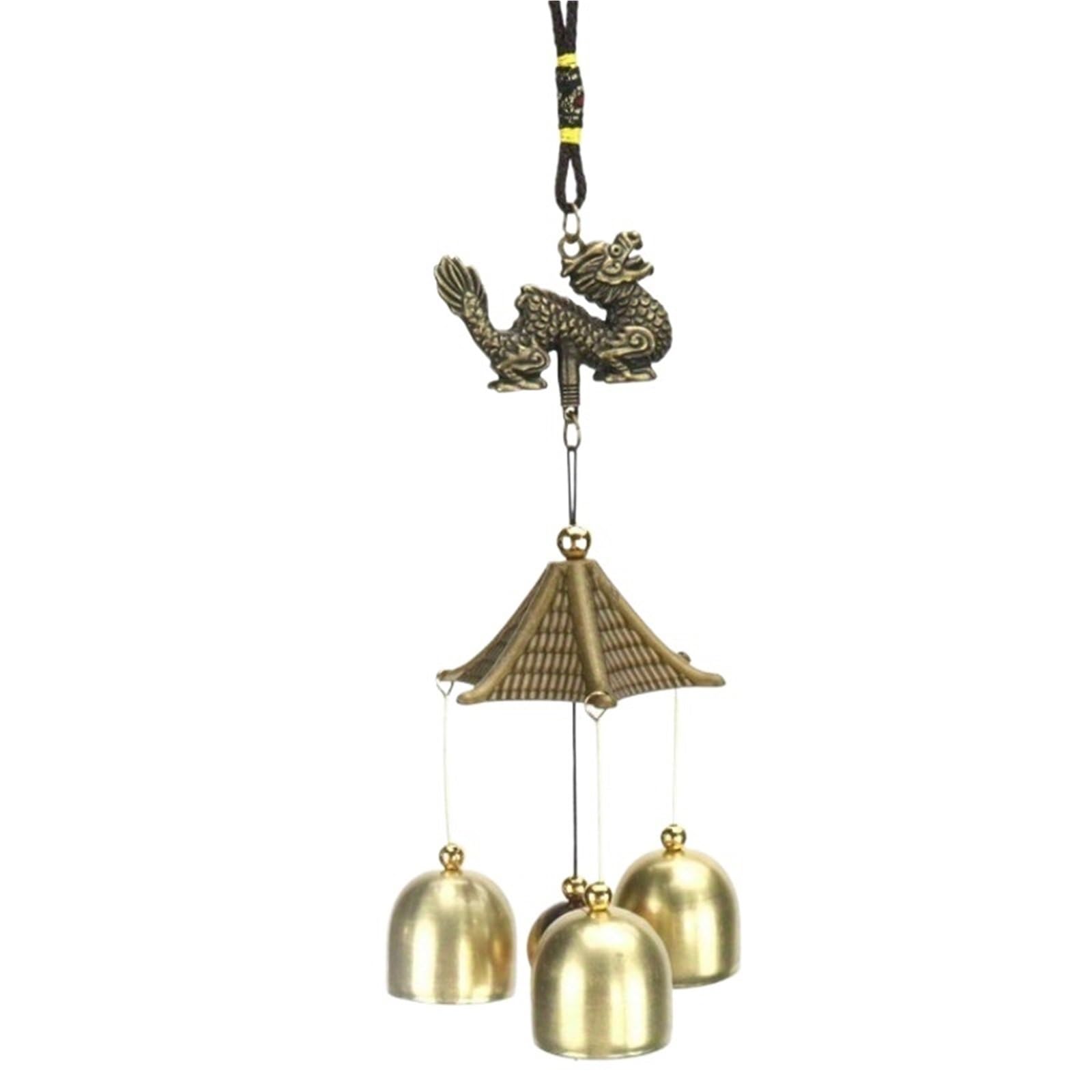 Wind Chimes 1PC Metal Bronze Wind Bell Hanging Doorbell(Color7)