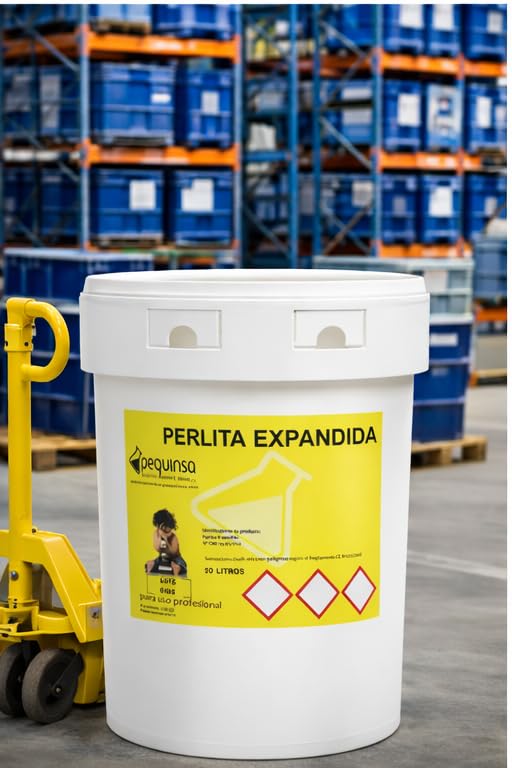 perlite expandida.taille Fine. Bidon de 20 litres.