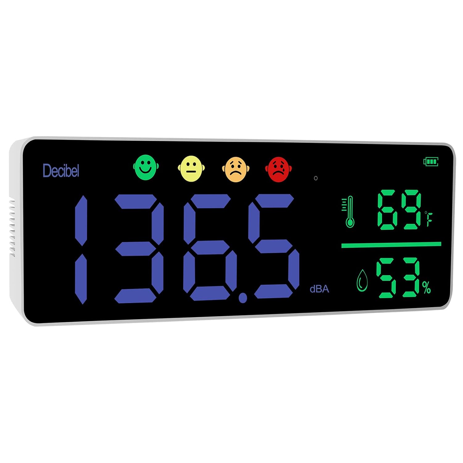 Decibel Meter,Humidity & Temperature Wall Hanging Sound