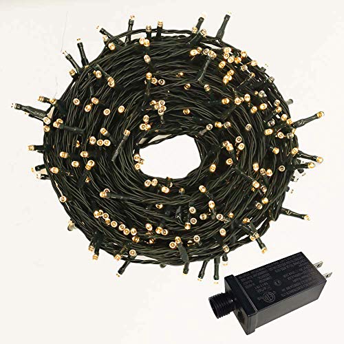 YASENN 300 Count Twinkly Led String Lights with 8 Lighting Mode,Low Voltage Fairy