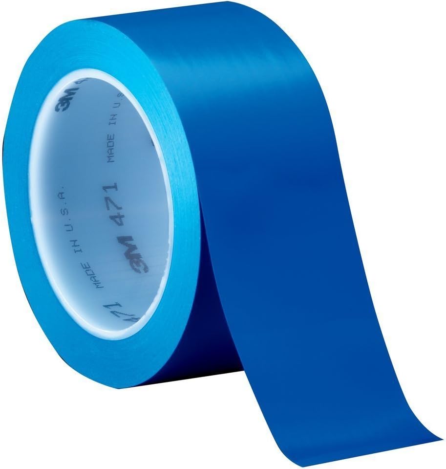 3/4" x 36 yds. Blue 3M Vinyl Tape 471