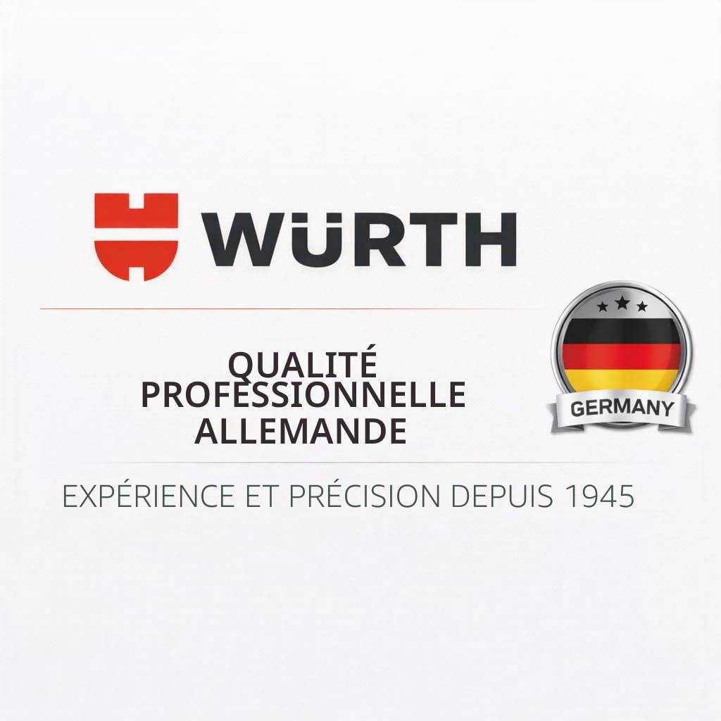 Würth Spray silicone 500 ml Protège, nourrit et isole durablement avec un bon effet de glissement, les pièces en plastique, en caoutchouc et en métal à l'intérieur et à l'extérieur du véhicule.