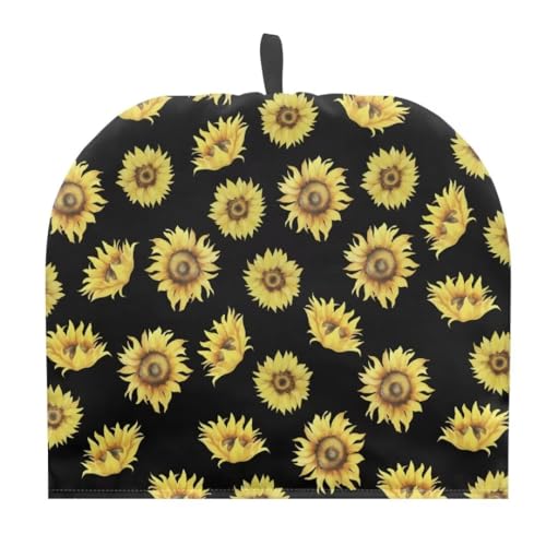 ORGYPET Sunflowers Tea Cozy for Teapot Insulated Tea Pot Cover for Keep Warm Breakfast Kettle Cover for Dining Room Potable Tea Cozies Cover for Home Yellow Kitchen Accessories Gift for Friends