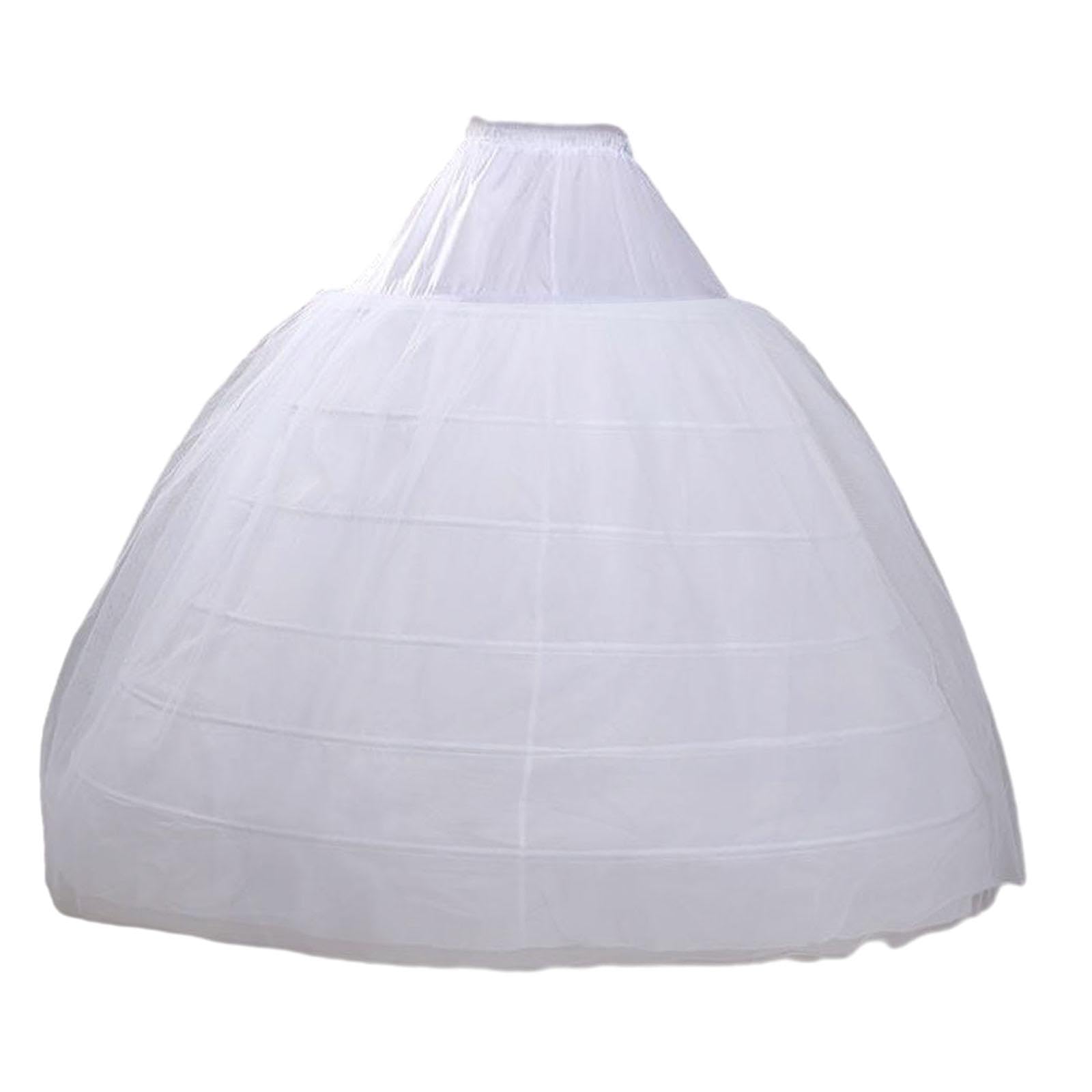 6 Reifrock aus Tüll, Unterrock für Damen, Krinoline, formt Kleider für besondere Anlässe, Vintage Kostüm, Tutu, Tüllunterrock