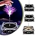 Musical T-esla Coil, Bluetooth T-esla Coil Speaker, Plasma Storm Cool Desktop Gadgets Electric Toys Artificial Lightning Science Physical Toy Model Touchable Artificial Spark Gap Arc Generator,