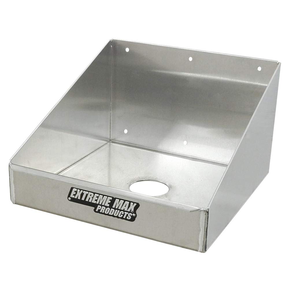Extreme Max 5001.6032 Rag in a Box Distributeur de rangement en aluminium pour remorque de course fermée, magasin, garage, rangement